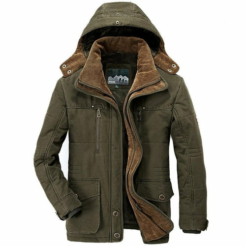 Mens Hooded Winter Parka