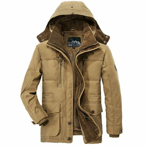 Mens Hooded Winter Parka
