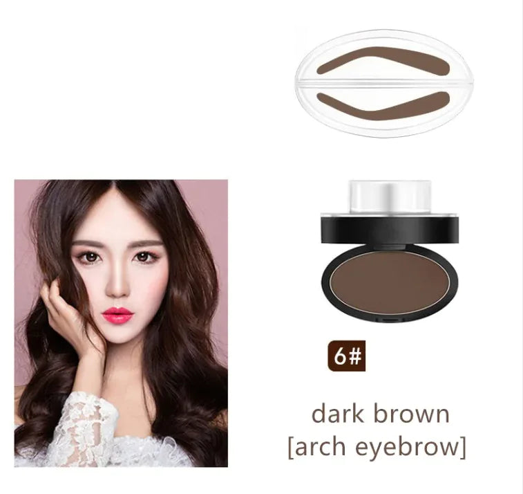 Long-Lasting Waterproof Eyebrow Color Powder