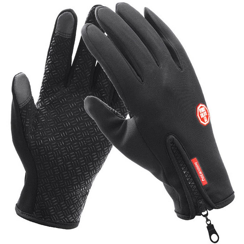 Winter Men Touch Screen Anti Slip Windproof Warm Breathable Gloves SP