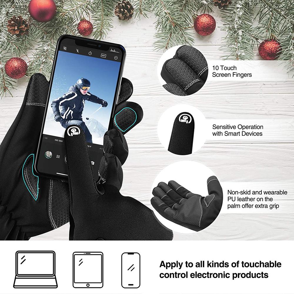 Winter Warm Gloves Touch Screen Waterproof Anti-slip Gloves SP