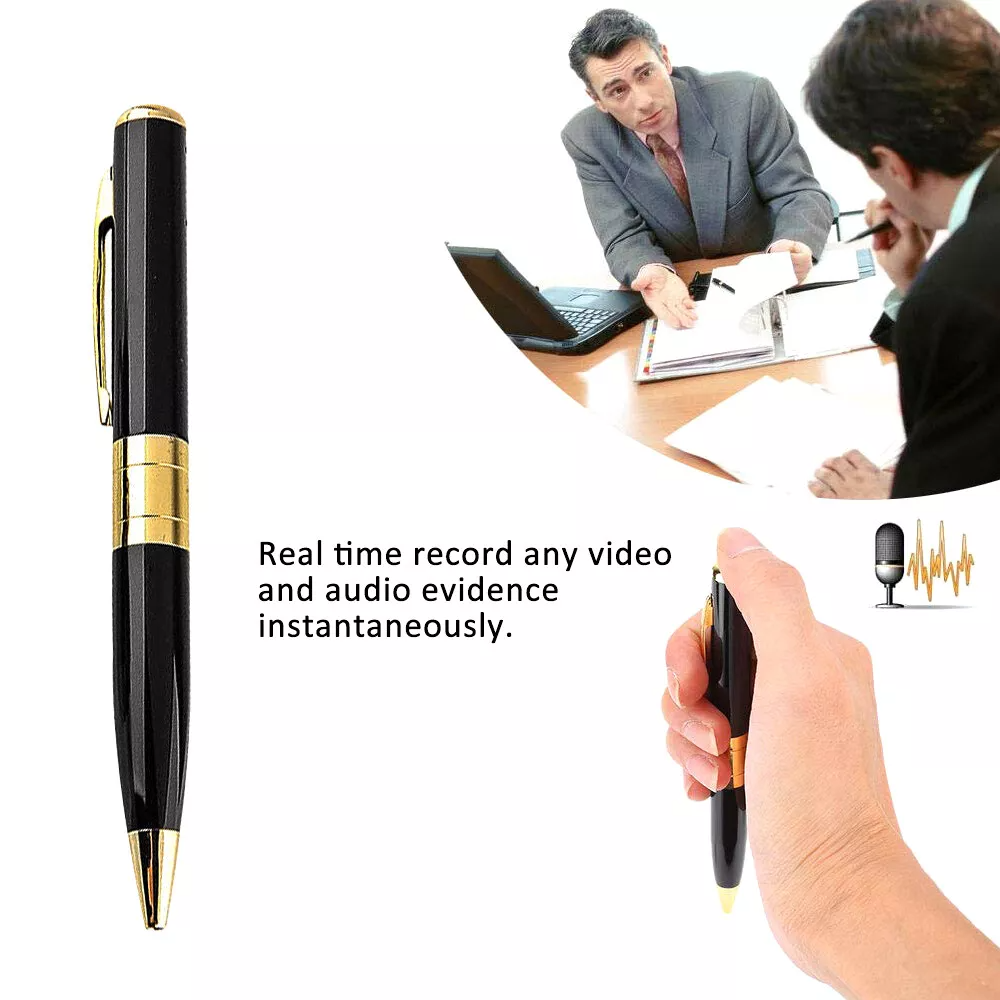 Pen Camera Cam Mini Hidden Pocket Audio Video Recorder DVR Security