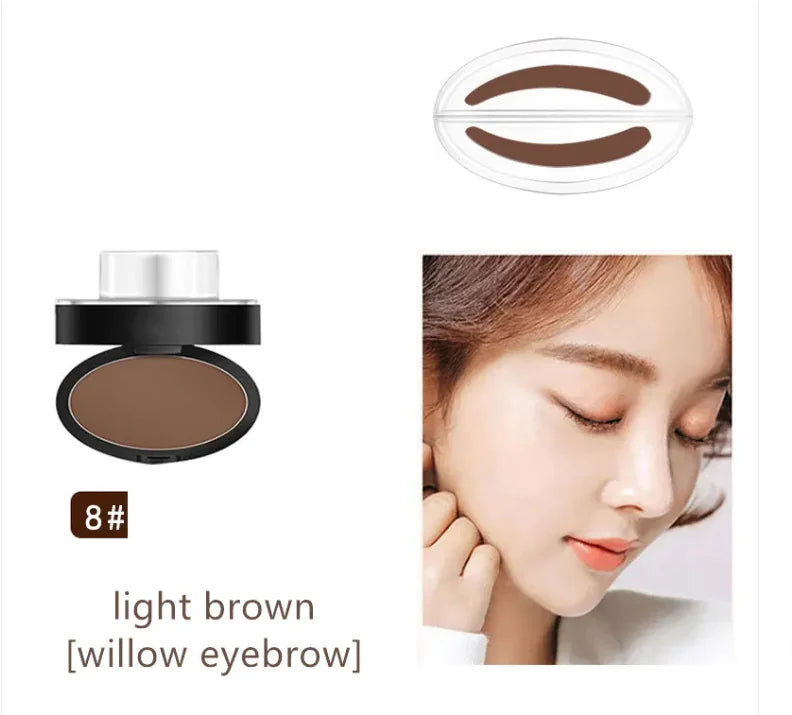 Long-Lasting Waterproof Eyebrow Color Powder