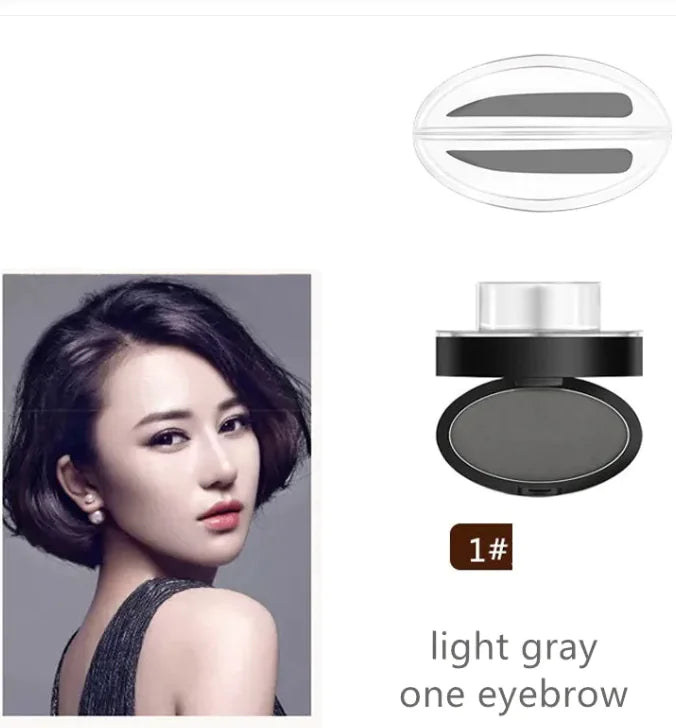 Long-Lasting Waterproof Eyebrow Color Powder