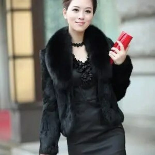 High Quality Winter Warm Fluffy Faux Fur Coats Jackets Women Furry