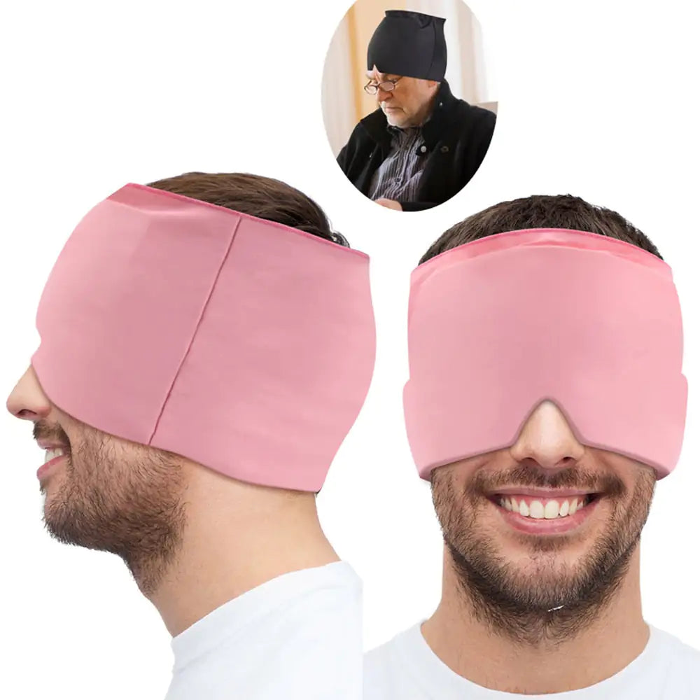 Cooling Comfort Headache Relief Mask with Eye Blocker