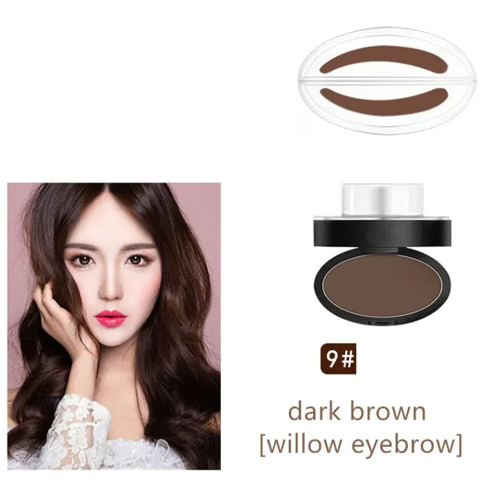 Long-Lasting Waterproof Eyebrow Color Powder