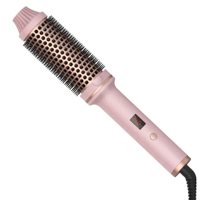 Professional Heated Curling Brush for Effortless Curls