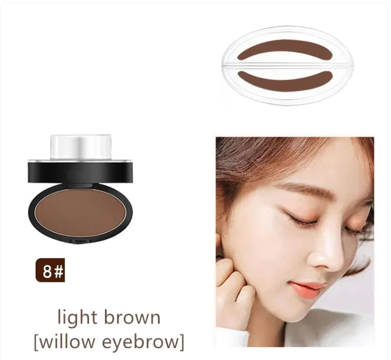 Long-Lasting Waterproof Eyebrow Color Powder