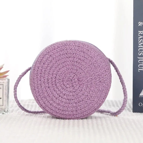 Round Straw Bag