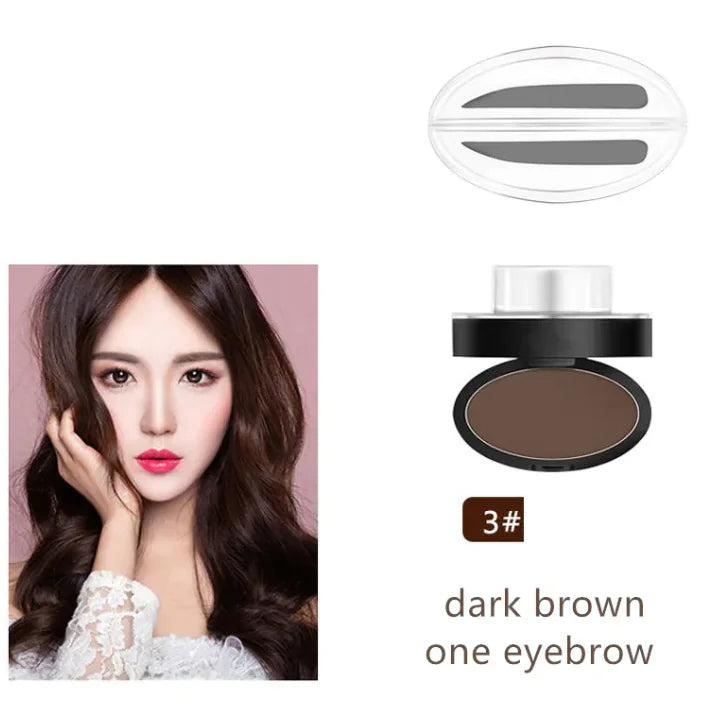 Long-Lasting Waterproof Eyebrow Color Powder