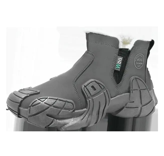 Men's Fleece Lined Rugged Martin Boots for Cold Weather