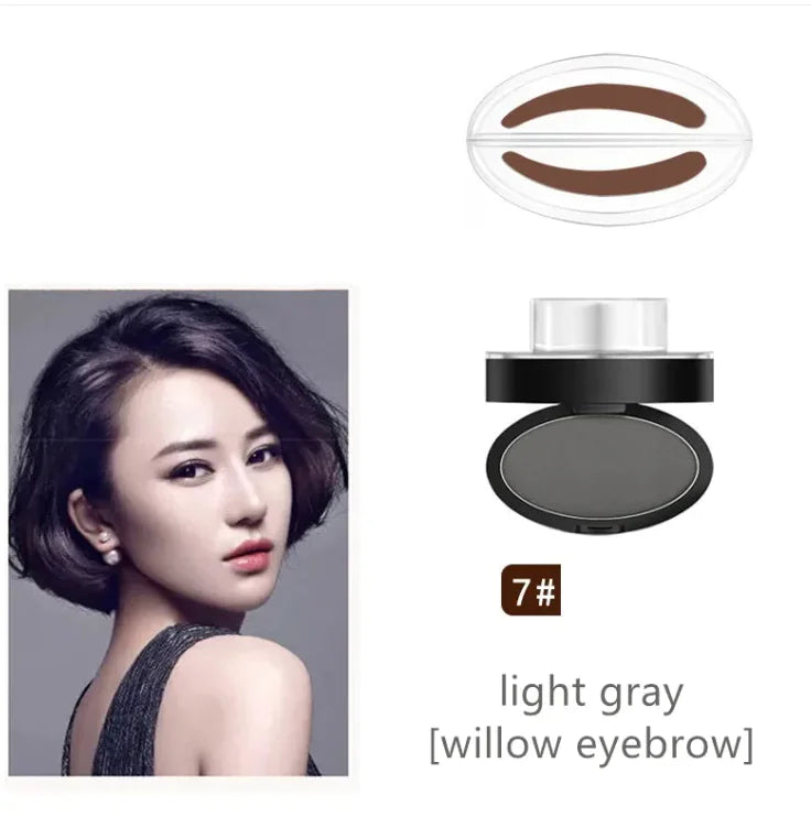 Long-Lasting Waterproof Eyebrow Color Powder