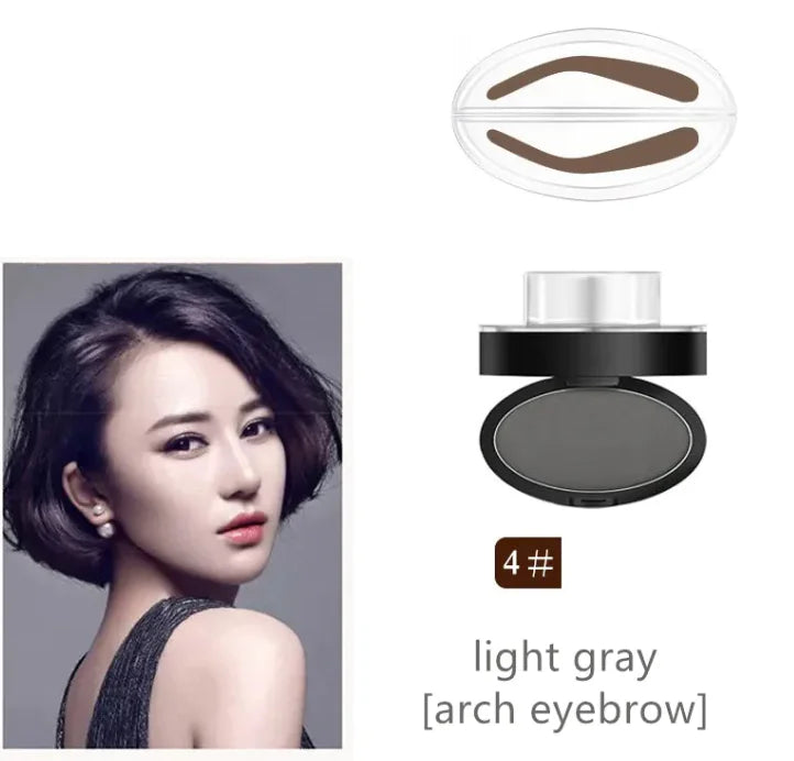 Long-Lasting Waterproof Eyebrow Color Powder