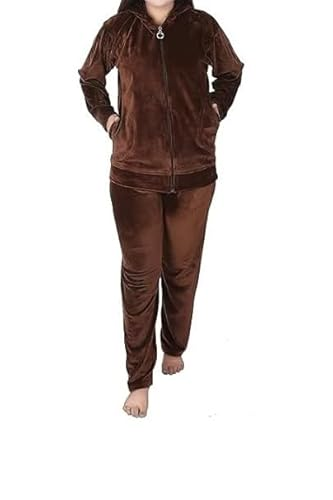 Women's Hooded Woolen Winter Night Suits for Women Size 28,30,32 Color