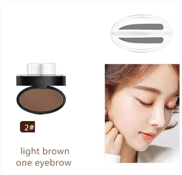 Long-Lasting Waterproof Eyebrow Color Powder