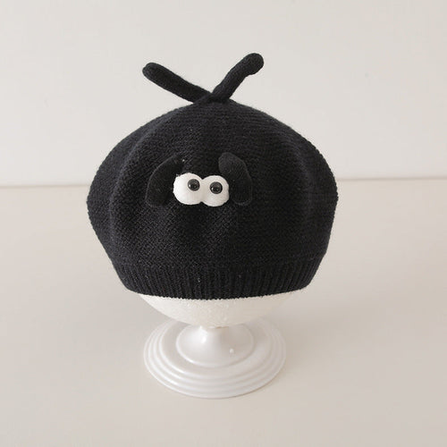 Winter and Autumn Cute Cartoon Knited Hat for Baby: Painter’s Beret