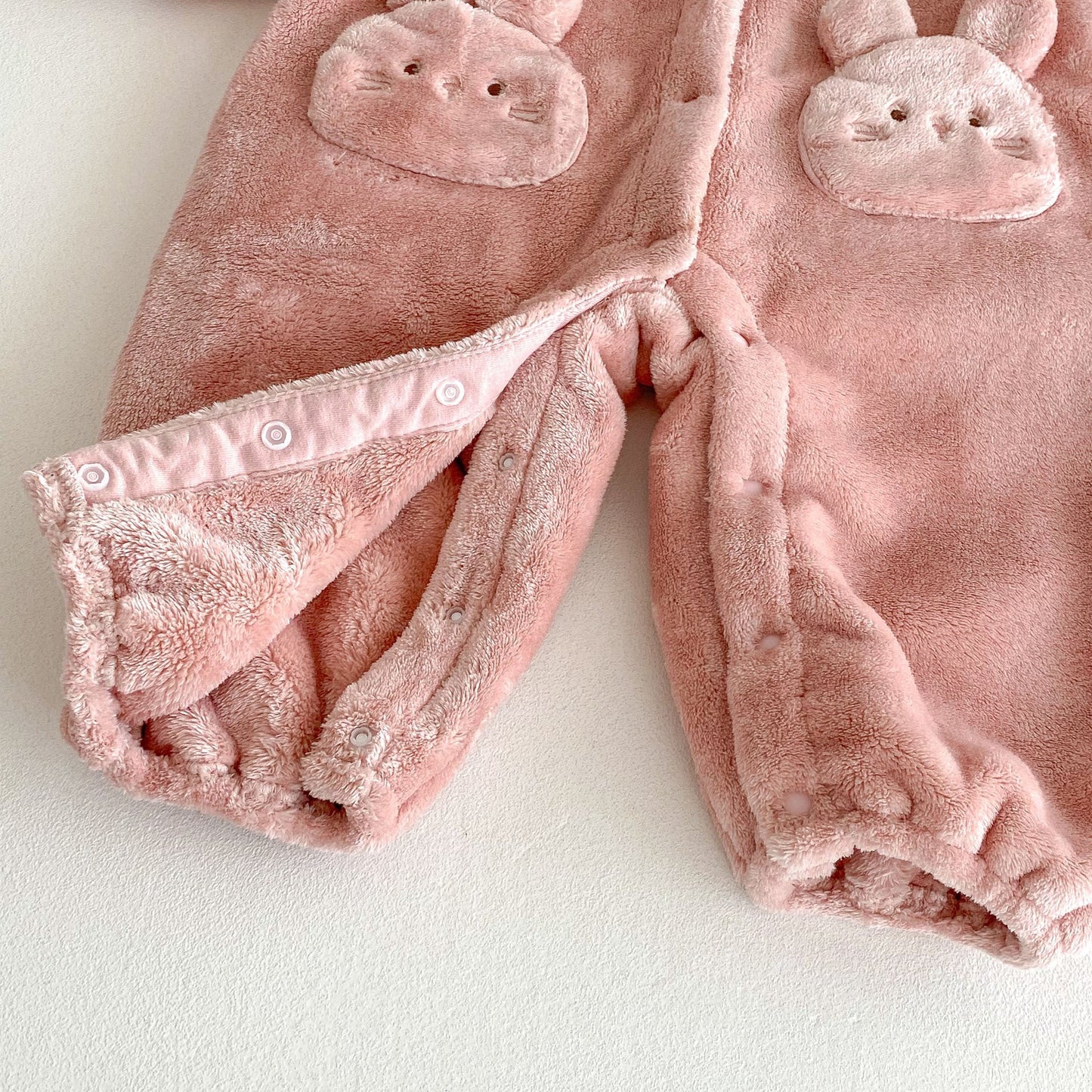 Winter New Arrival Baby Girls Cute Rabbits Pattern Warm Double-sided