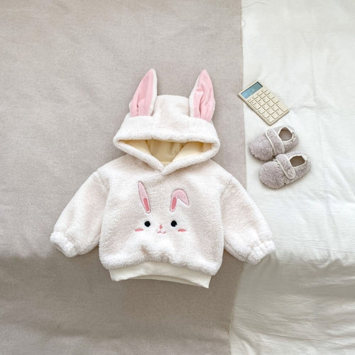 Winter Hot Selling Baby Unisex Long Sleeves Simple Rabbit Design