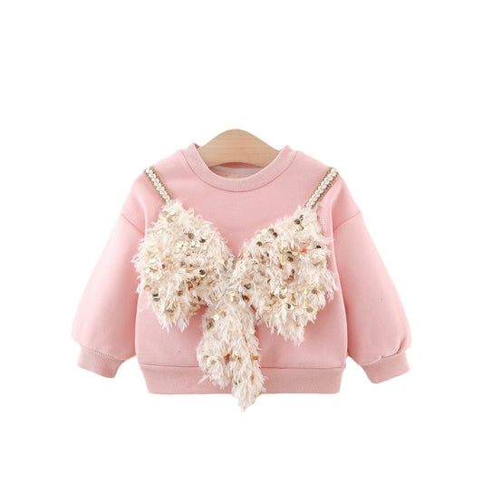 Autumn and Winter New Arrival Girls Fleece Comfortable Long Sleeves