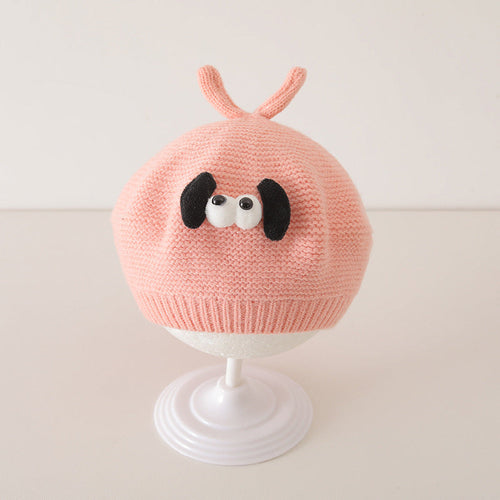 Winter and Autumn Cute Cartoon Knited Hat for Baby: Painter’s Beret