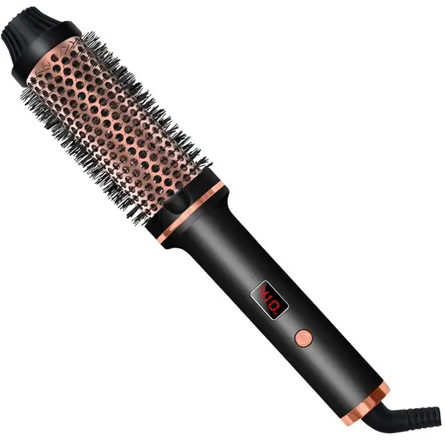 Professional Heated Curling Brush for Effortless Curls