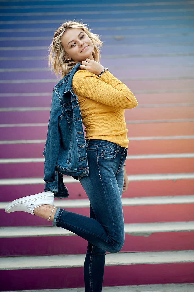 Bella Rib Knit Sweater in Mustard